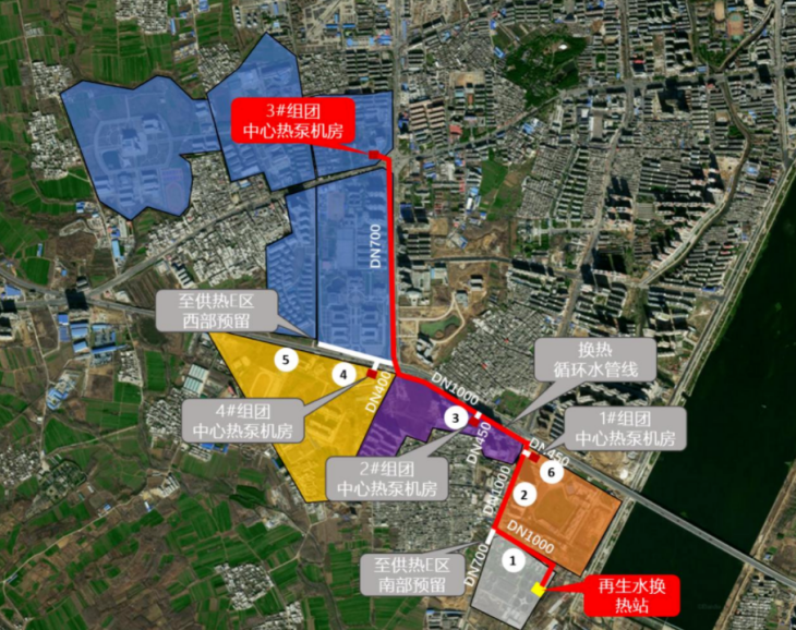 某市中心城區(qū)再生水源熱泵供熱供冷項目-地熱開發(fā)利用-地大熱能